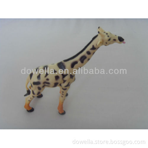 giraffe cartoon animal toy/PVC cartoon figure toys/OEM animal figure toys